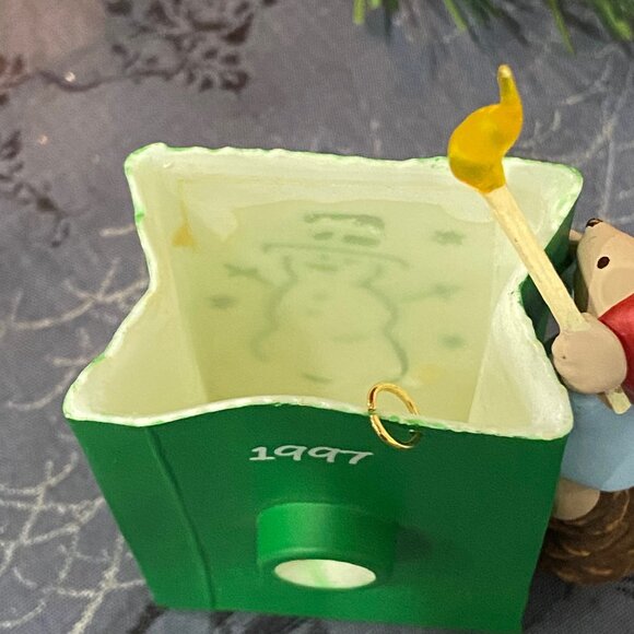 Hallmark Keepsake Ornament Chris Mouse Luminaria, SIGNED Magic Collector Series - Picture 6 of 8